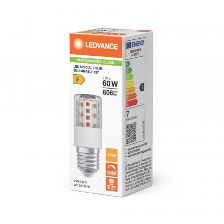 Ledvance E27 LED Special T Slim dimmbar 7W wie 60W warmweißes Licht